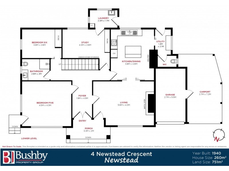 4 Newstead Crescent, Newstead TAS 7250 Floorplan