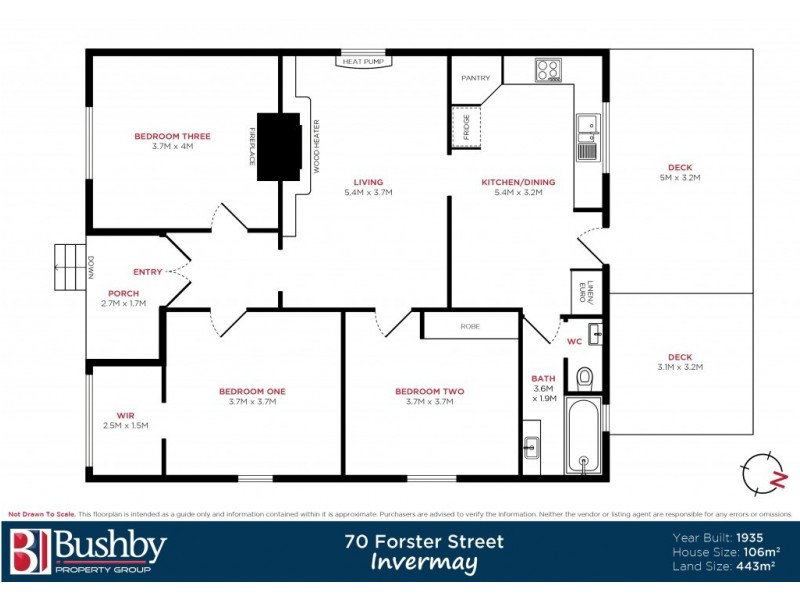 70 Forster Street, Invermay TAS 7248 Floorplan