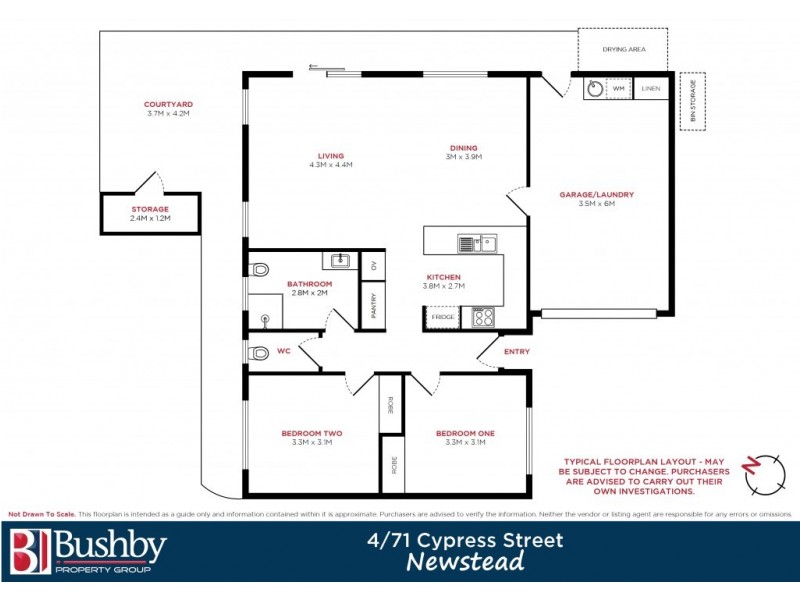 4/71 Cypress Street, Newstead TAS 7250 Floorplan