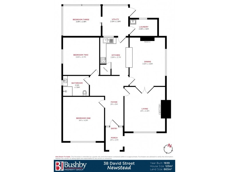 38 David Street, Newstead TAS 7250 Floorplan