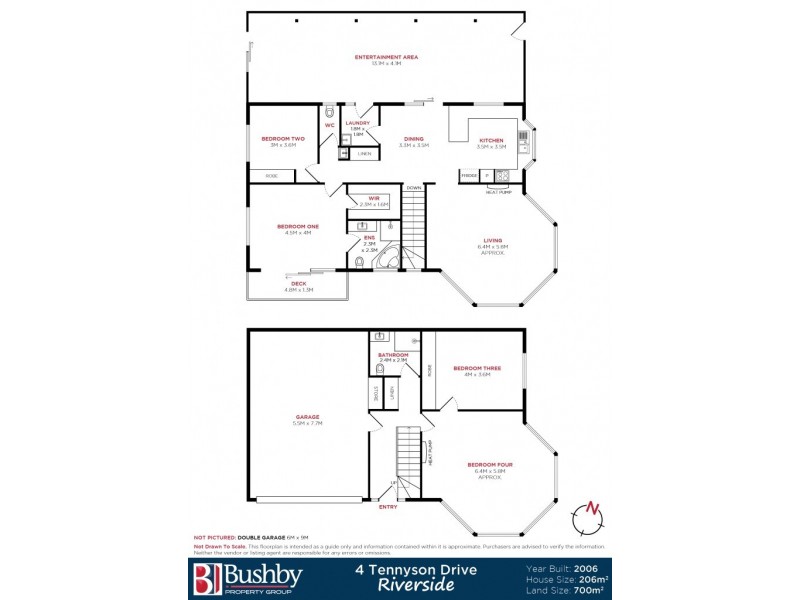 4 Tennyson Drive, Riverside TAS 7250 Floorplan