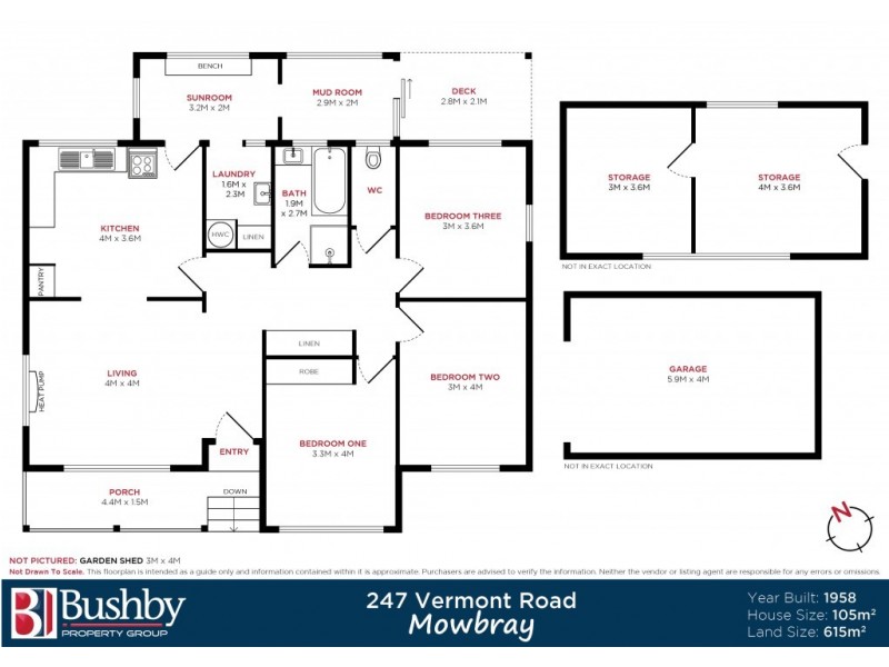 247 Vermont Road, Mowbray TAS 7248 Floorplan