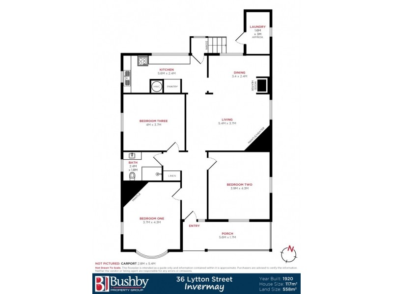 36 Lytton Street, Invermay TAS 7248 Floorplan