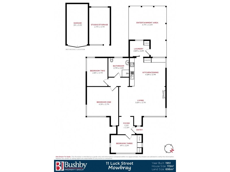 11 Luck Street, Mowbray TAS 7248 Floorplan
