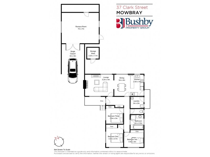 37 Clark Street, Mowbray TAS 7248 Floorplan