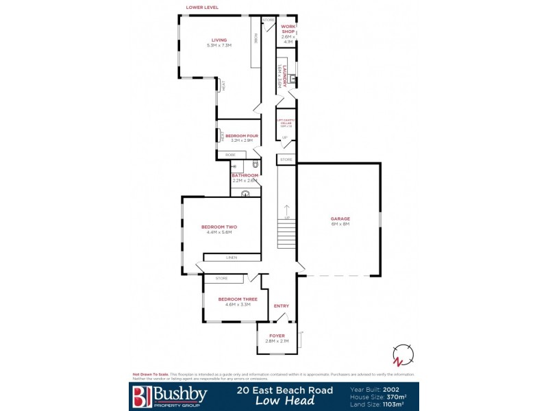 20 East Beach Road, Low Head TAS 7253 Floorplan