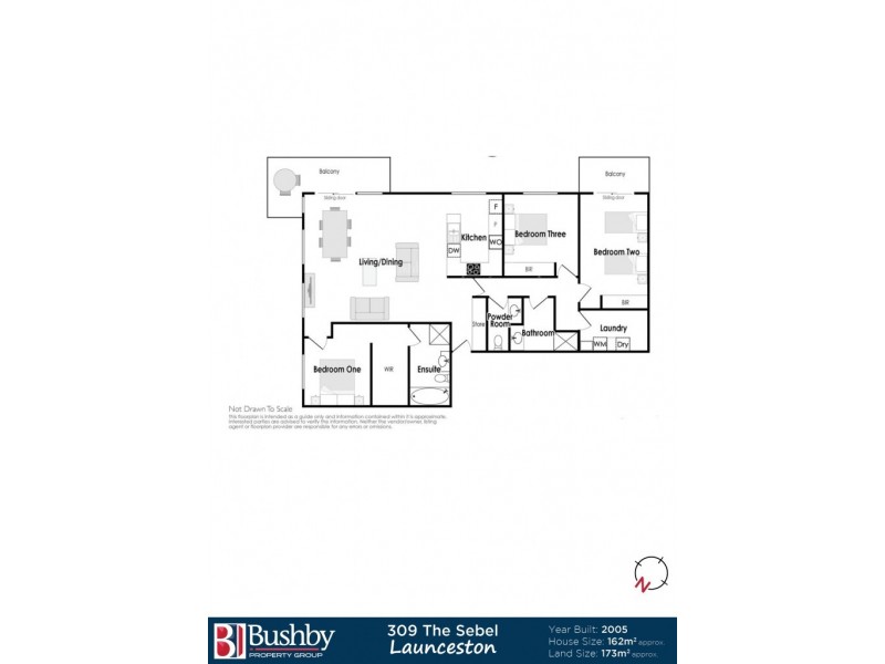 309/12-14 St John Street, Launceston TAS 7250 Floorplan