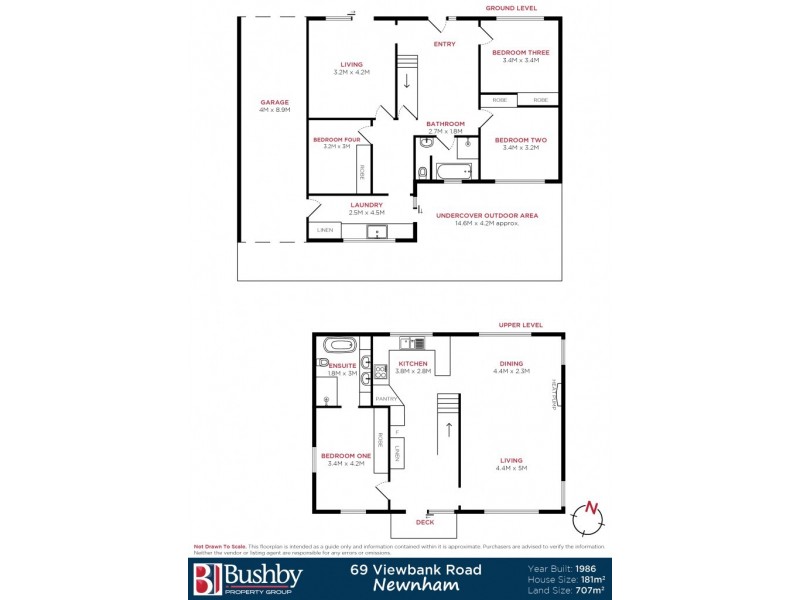 69 Viewbank Road, Newnham TAS 7248 Floorplan