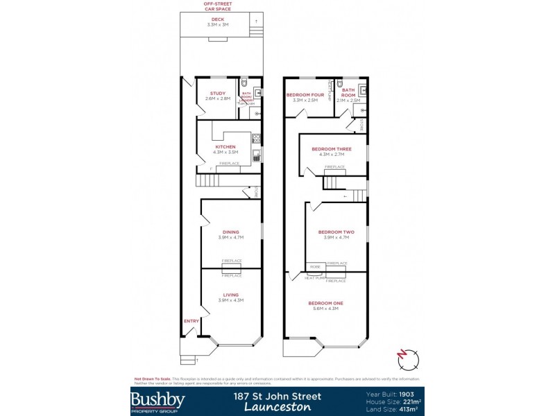 187 St John Street, Launceston TAS 7250 Floorplan