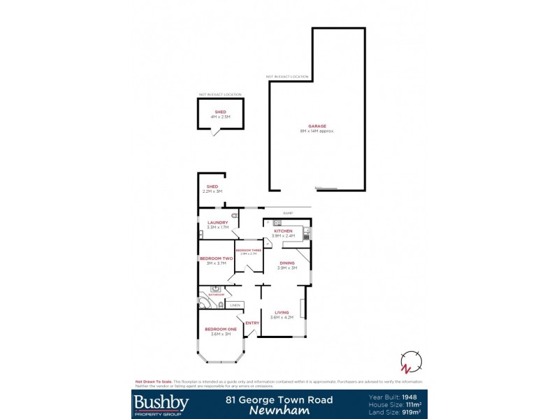 81 George Town Road, Newnham TAS 7248 Floorplan