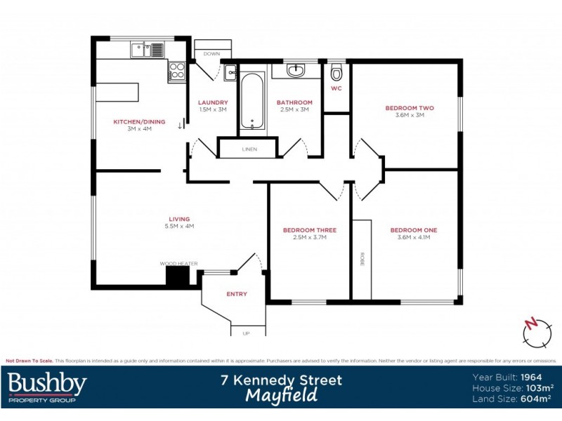 7 Kennedy Street, Mayfield TAS 7248 Floorplan
