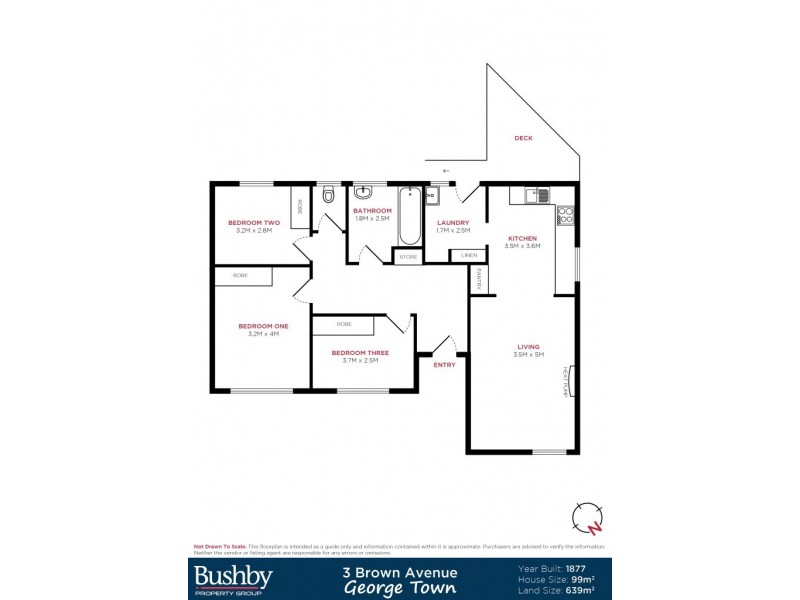 3 Brown Avenue, George Town TAS 7253 Floorplan