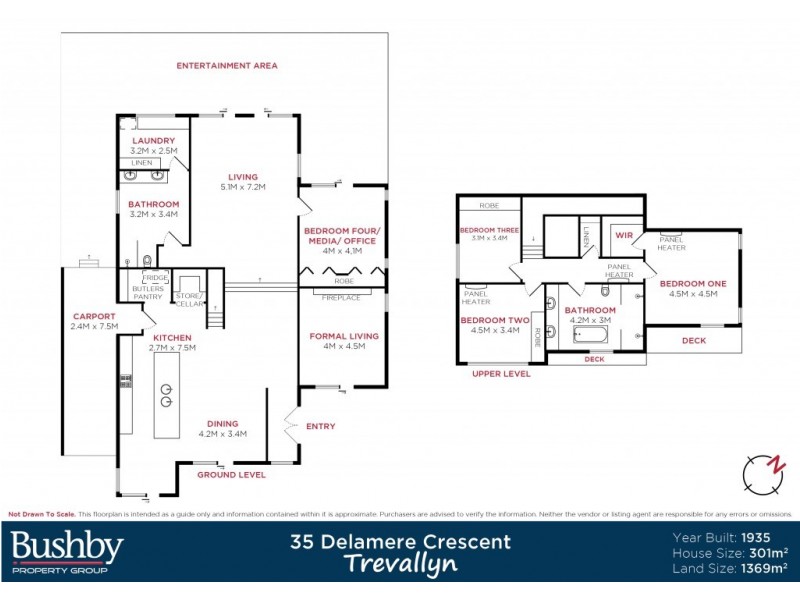 35 Delamere Crescent, Trevallyn TAS 7250 Floorplan