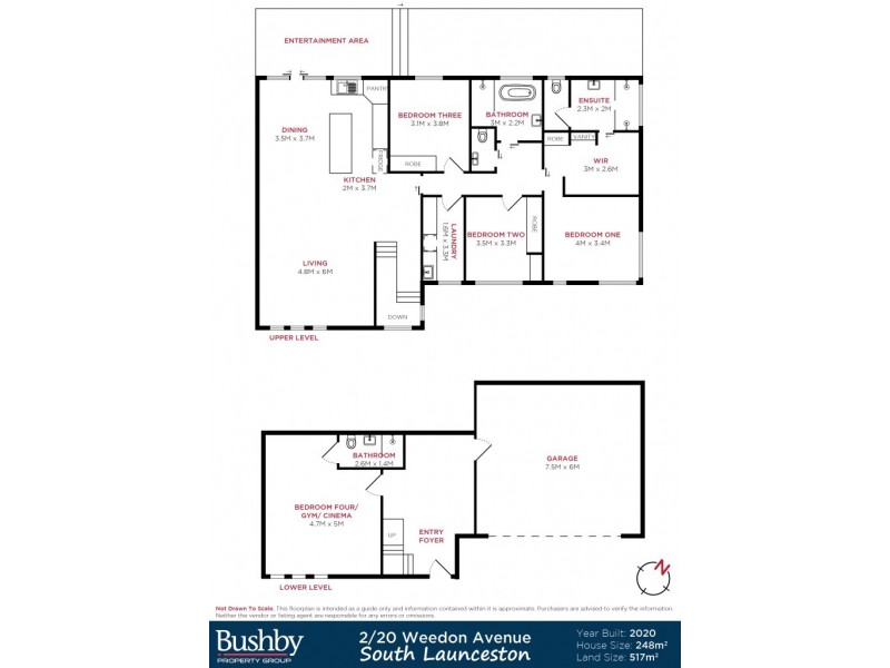 2/20 Weedon Avenue, South Launceston TAS 7249 Floorplan
