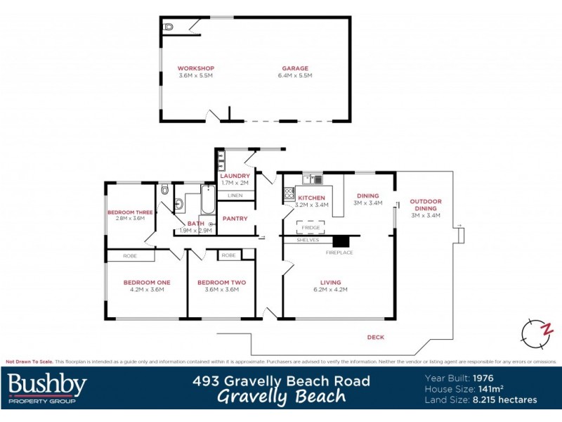 493 Gravelly Beach Road, Gravelly Beach TAS 7276 Floorplan