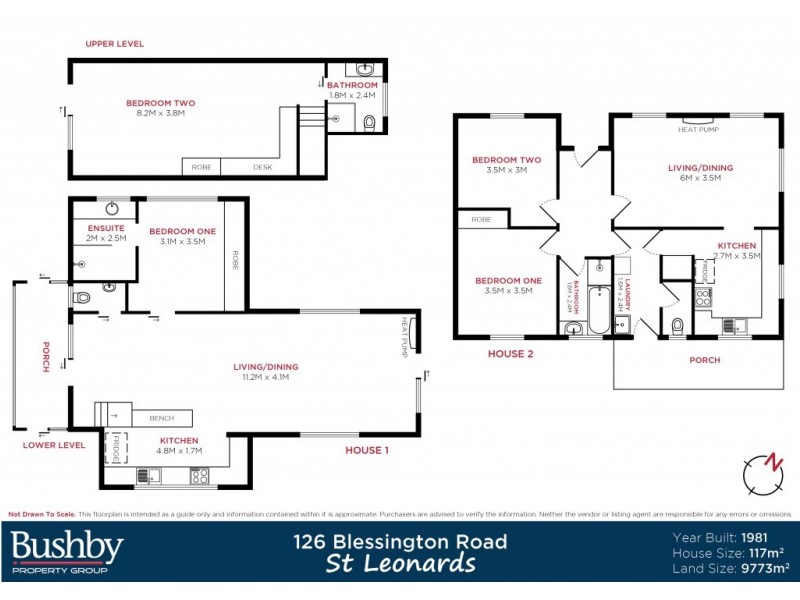 126 Blessington Road, St Leonards TAS 7250 Floorplan