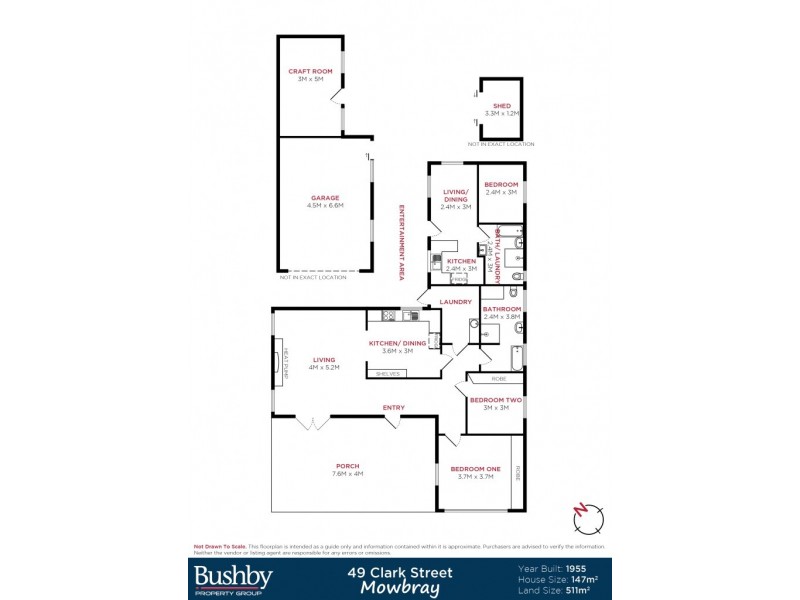 49 Clark Street, Mowbray TAS 7248 Floorplan