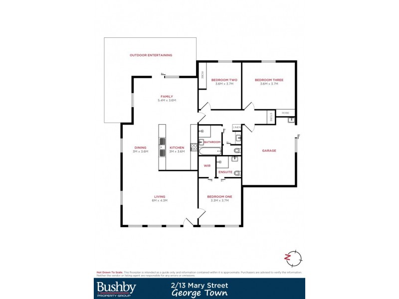 2/13 Mary Street, George Town TAS 7253 Floorplan