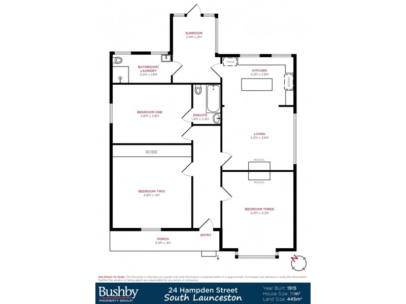 24 Hampden Street, South Launceston TAS 7249 Floorplan