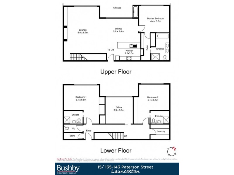 15/135-143 Paterson Street, Launceston TAS 7250 Floorplan