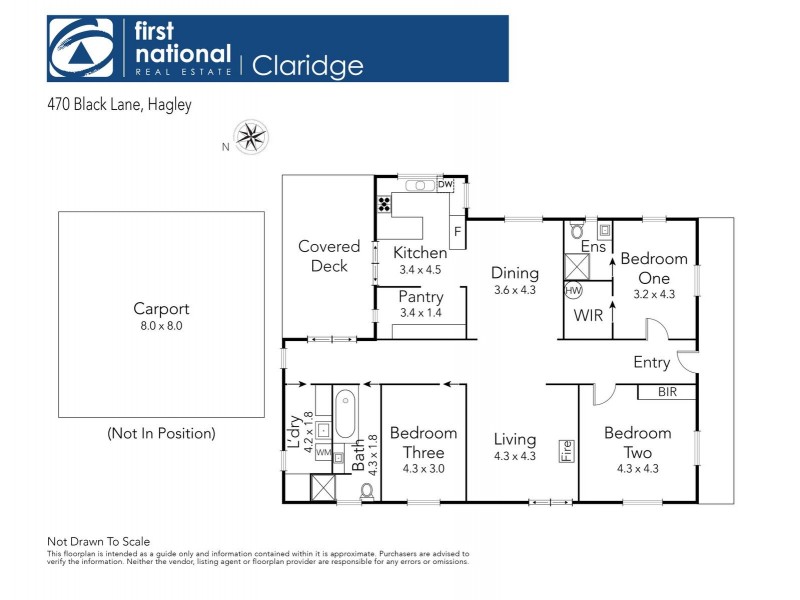 470 Black Lane, Hagley TAS 7292 Floorplan