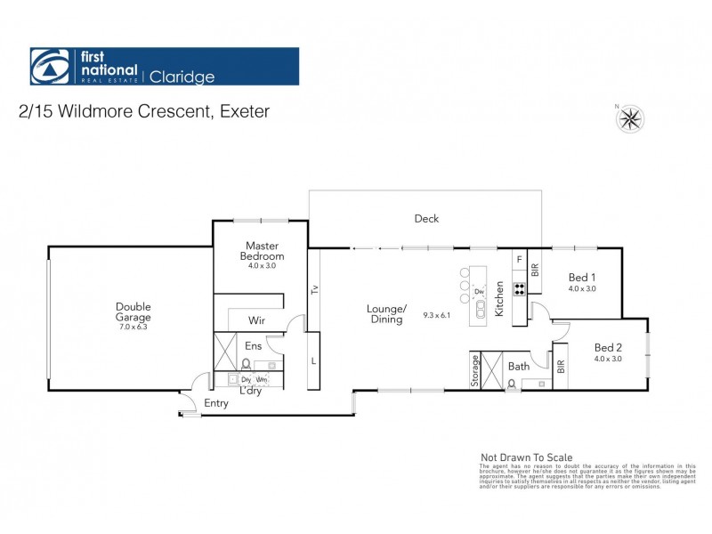 2/15 Wildmore Crescent, Exeter TAS 7275 Floorplan