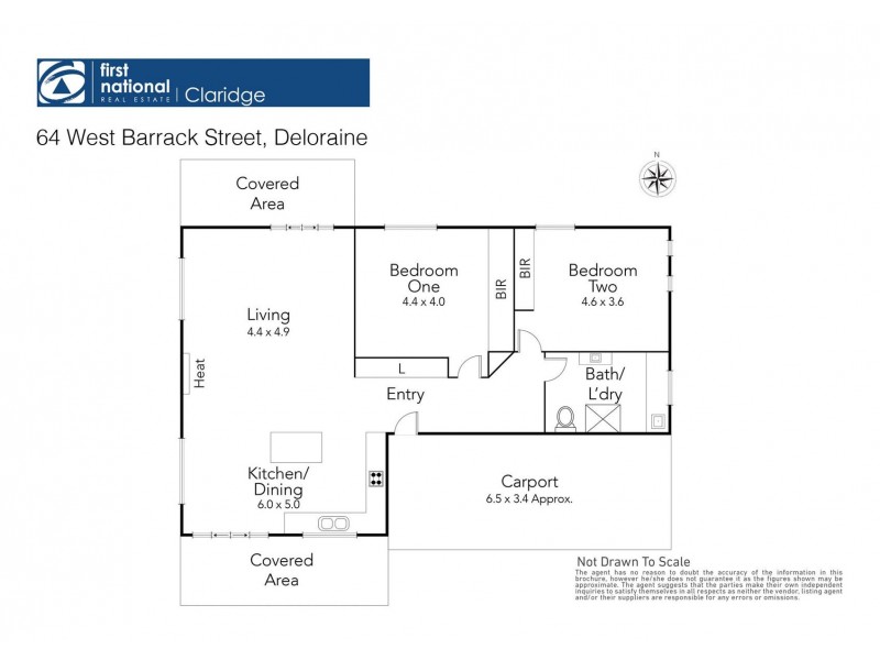 64 West Barrack St, Deloraine TAS 7304 Floorplan