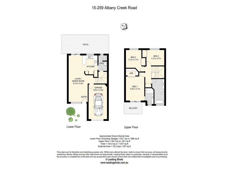 15/259 Albany Creek Road, Bridgeman Downs QLD 4035 Floorplan