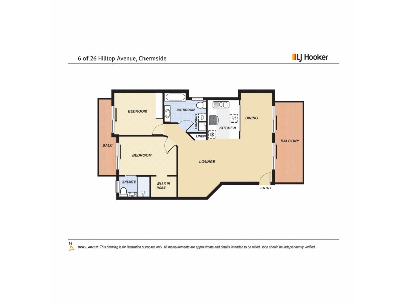 6/26 Hilltop Avenue, Chermside QLD 4032 Floorplan