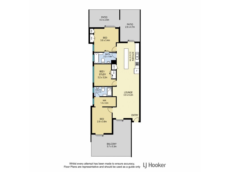 1/56 Hilltop Avenue, Chermside QLD 4032 Floorplan