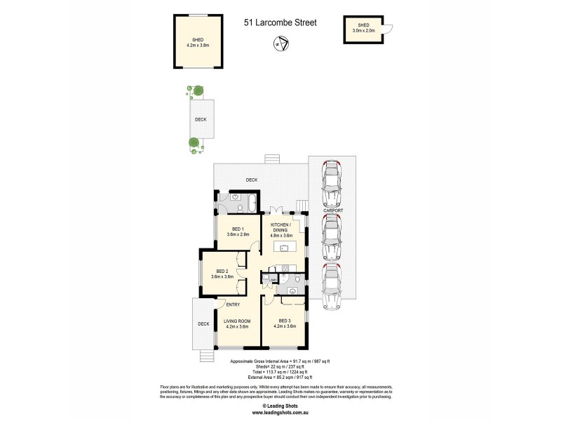 51 Larcombe Street, Zillmere QLD 4034 Floorplan