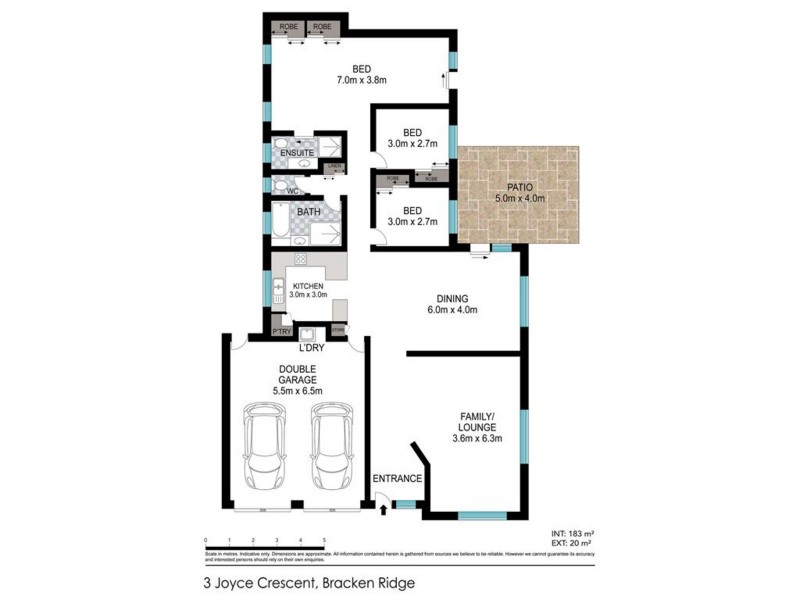 3 Joyce Crescent, Bracken Ridge QLD 4017 Floorplan