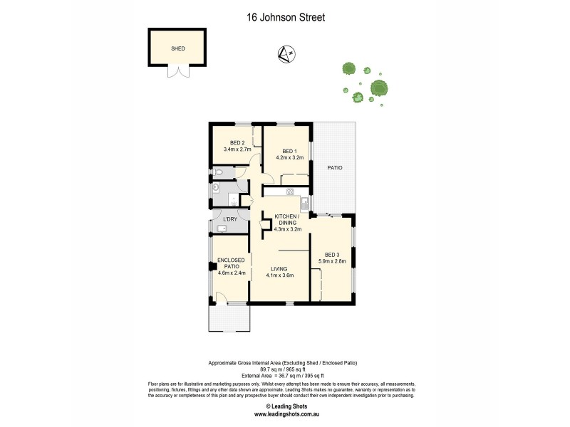 16 Johnson Street, Kallangur QLD 4503 Floorplan