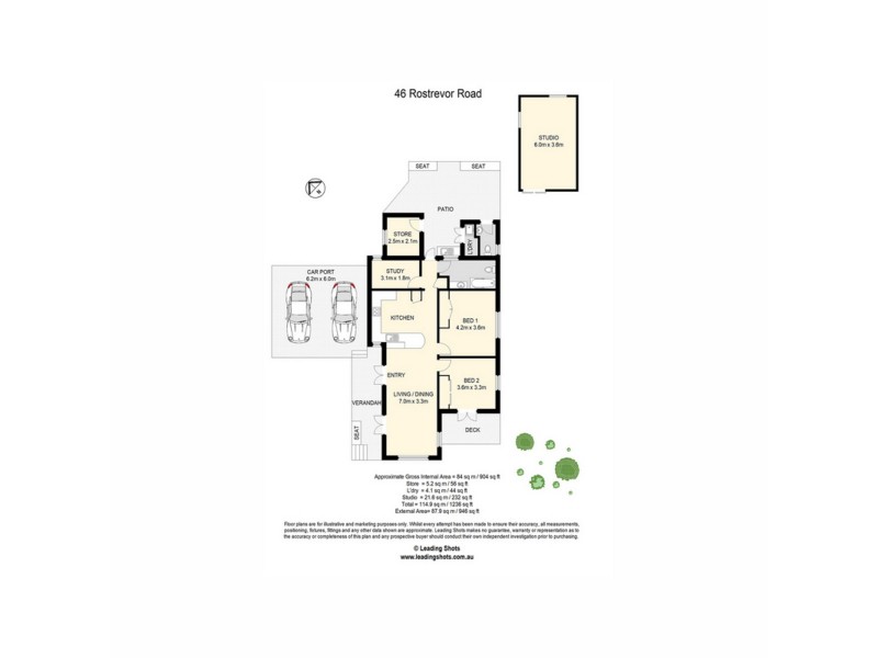46 Rostrevor Road, Boondall QLD 4034 Floorplan