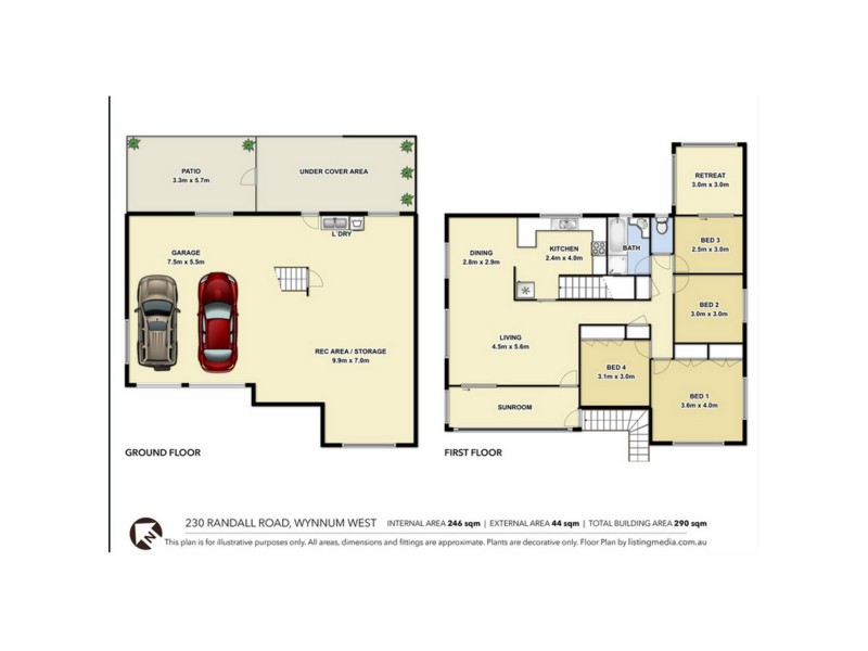 230 Randall Road, Wynnum West QLD 4178 Floorplan