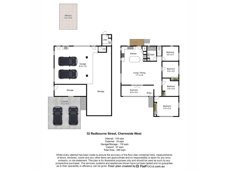 32 Redbourne Street, Chermside West QLD 4032 Floorplan