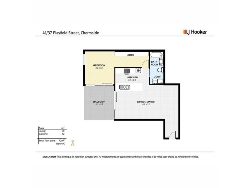 41/37 Playfield Street, Chermside QLD 4032 Floorplan