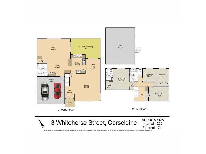 3 Whitehorse Street, Carseldine QLD 4034 Floorplan