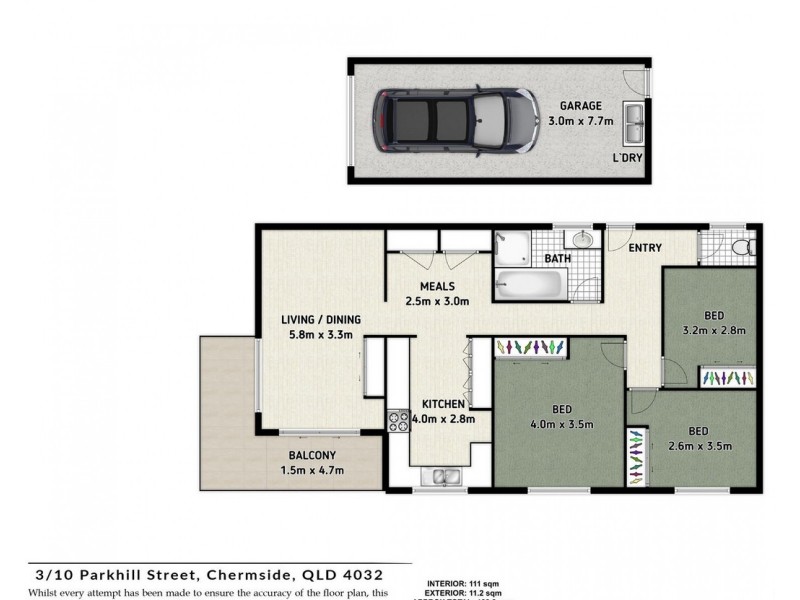3/10 Parkhill Street, Chermside QLD 4032
