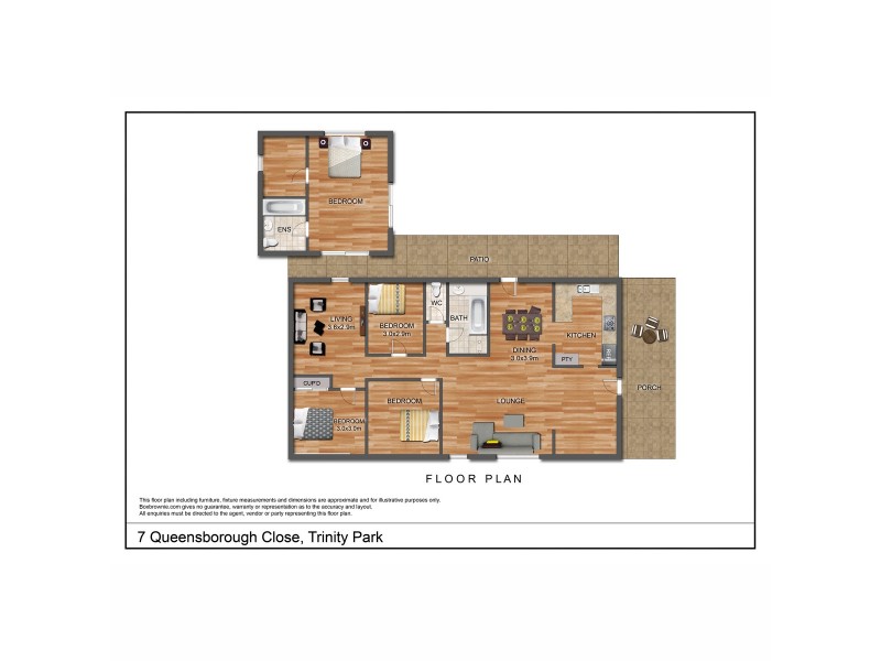 7 Queensborough Close, Trinity Park QLD 4879 Floorplan