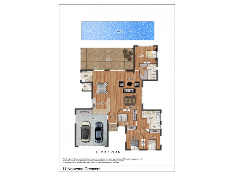 11 Norwood Crescent, Trinity Park QLD 4879 Floorplan