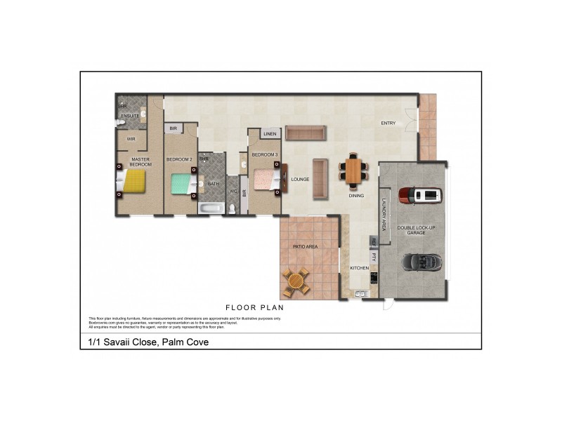 1/1 Savaii Close, Palm Cove QLD 4879 Floorplan