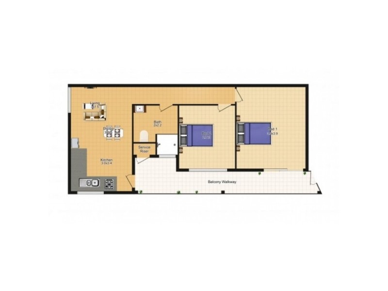 5/324-328 Sheridan Street, Cairns North QLD 4870 Floorplan