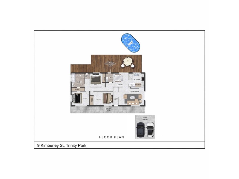 9 Kimberley Street, Trinity Park QLD 4879 Floorplan