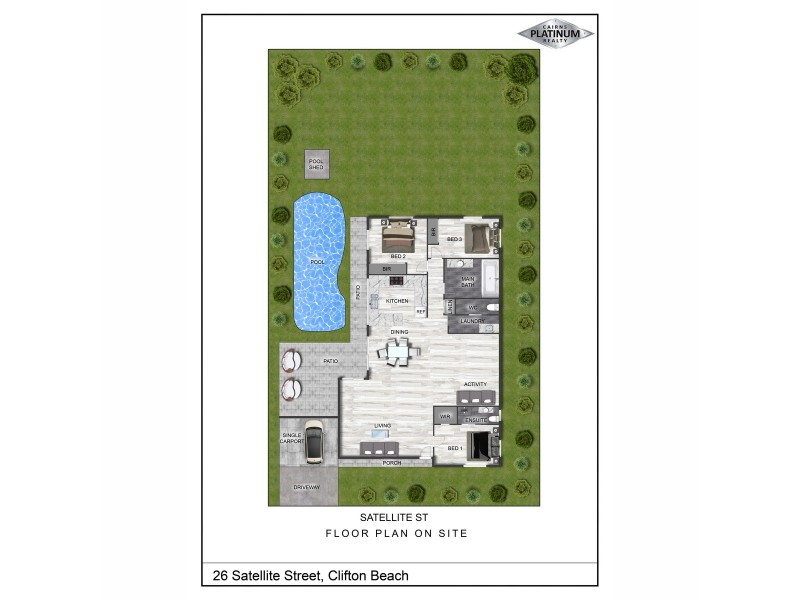 26 Satellite Street, Clifton Beach QLD 4879 Floorplan