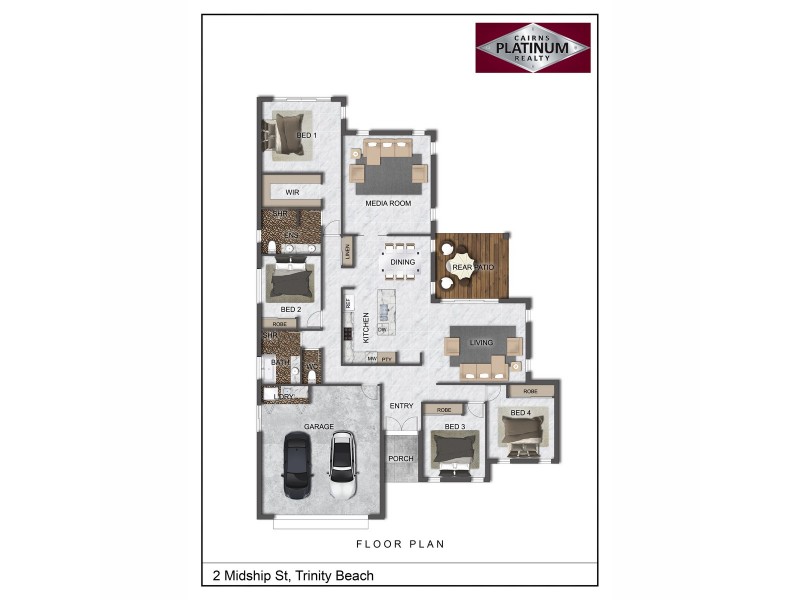 2 Midship Street, Trinity Beach QLD 4879 Floorplan