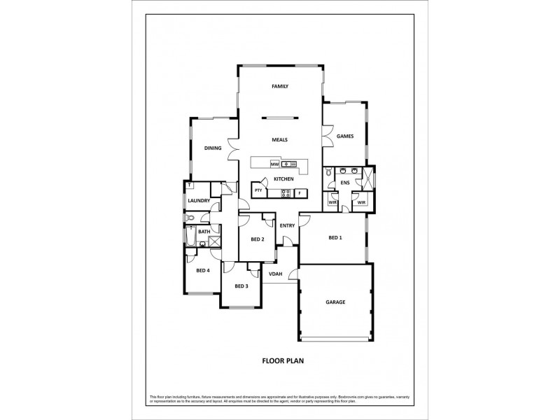 6 Witney Close, High Wycombe WA 6057 Floorplan