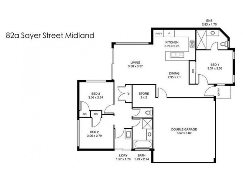 82A Sayer Street, Midland WA 6056 Floorplan