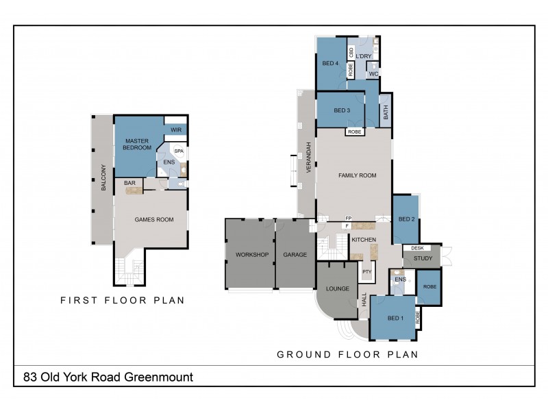 83 Old York Road, Greenmount WA 6056 Floorplan