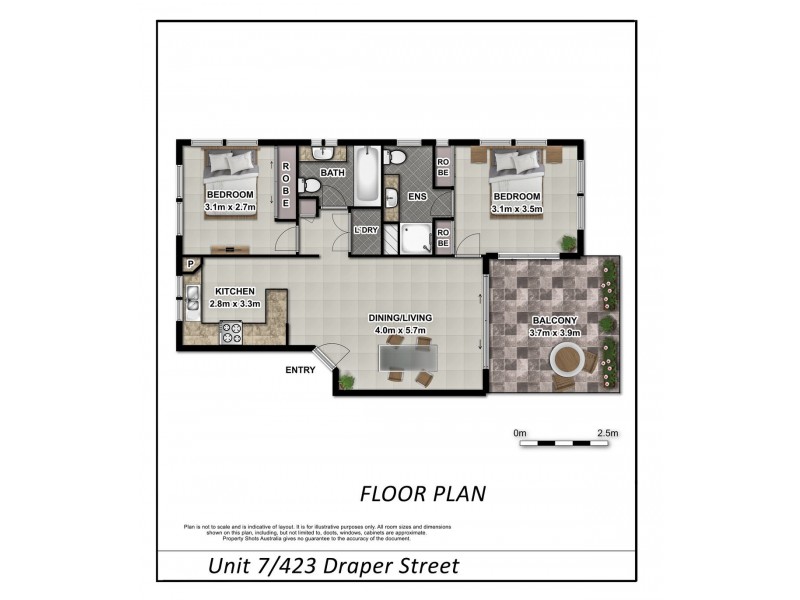 7/423-427 Draper Street, Parramatta Park QLD 4870 Floorplan
